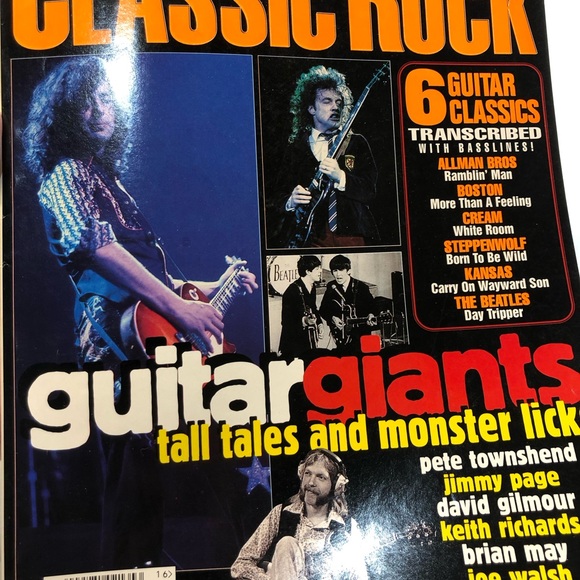 Lot of 9 Vintage Guitar Mags 80/90s Jeff Beck Pink Floyd Rage Led Zep BB King - Picture 7 of 10